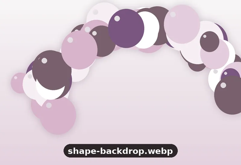 Backdrop Wall balloon design