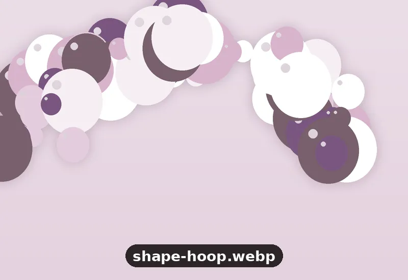 Hoop & Circle Frame balloon design